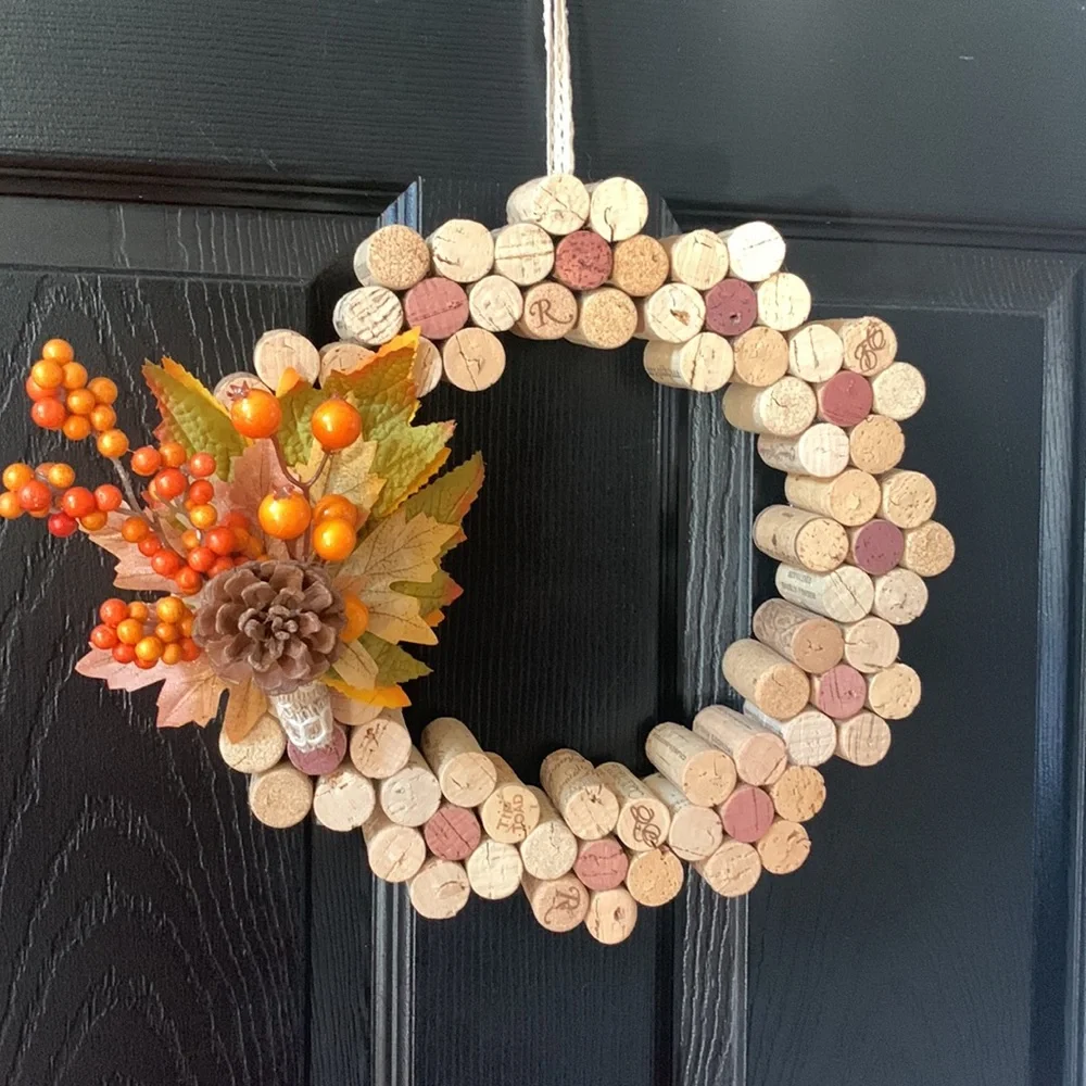 Festive Fall cork wreath